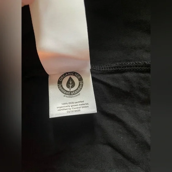 New Everlane Women Black V Neck Tee Shirt Size XXS - Picture 6 of 6